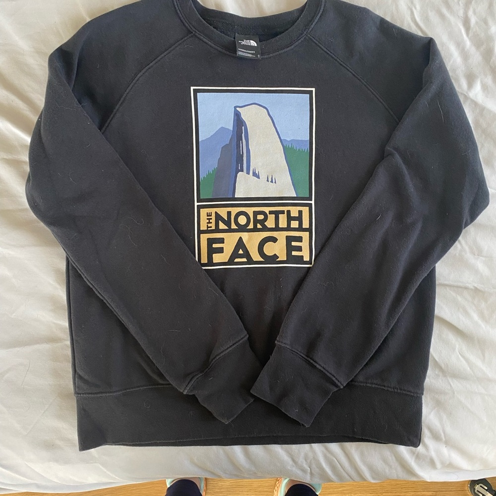 North Face sweatshirt